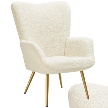 Fauteuil Hygge gestoffeerd, ergonomisch, draagkracht 150 kg, Verzenden, Nieuw
