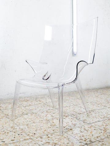 Kartell - Philippe Starck - Stoel - Oom Jim - Crystal -