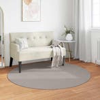 vidaXL Vloerkleden Rond LUGO Crème en Taupe Ø 120 CM, Verzenden, Nieuw, Crème
