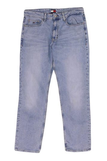 Tommy Jeans Broek in maat 33 Blauw, Tommy Jeans, Verzenden, Zo goed als nieuw, Blauw