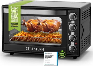 Stillstern CYCLONE PRO+ Mini-oven met convectie 60L, pizza Ø, Verzenden, Zo goed als nieuw