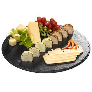 GGM Gastro | (6 stuks) Leistenen serveerplateau - Ø320mm - |, Verzenden, Nieuw in verpakking