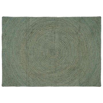 vidaXL Vloerkleden Olijfgroen 120 x 170 cm Jute, Huis en Inrichting, Stoffering | Tapijten en Kleden, Verzenden, Nieuw