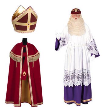 Luxe Fluwelen Sinterklaaskostuum Stefan, Ophalen of Verzenden, Nieuw