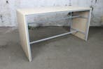 Statafel | Hoge tafel | Tweedehands | Licht eiken | Grijs |, Verzenden, Gebruikt