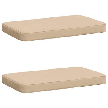 vidaXL 2-delige Bankkussens VUGHT 2 pcs 100% Polyester, Verzenden, Nieuw