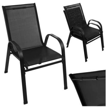 Gardlov Metalen Tuinstoelen Set - Weerbestendig & Stapelb..., Ophalen of Verzenden, Nieuw