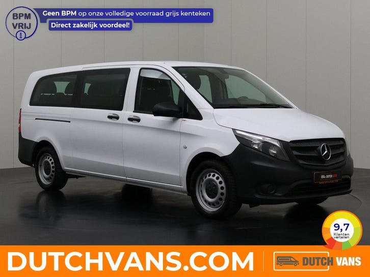 Mercedes-Benz Vito Personenvervoer Automaat | wit, Auto's, Bestelauto's, Dealer onderhouden, Lease, Automaat, BTW verrekenbaar