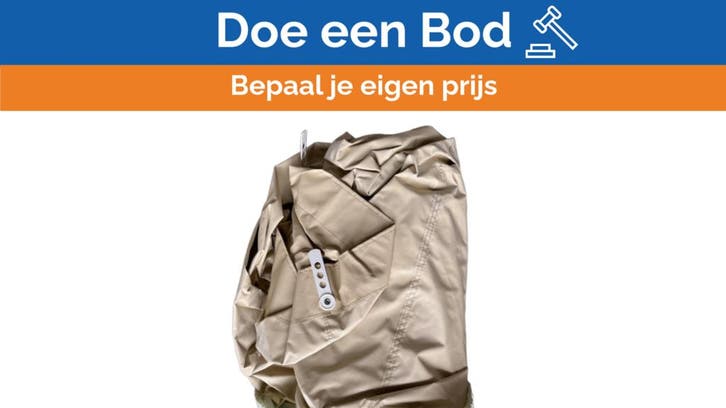 Bieden: Sessa Marine suede softop beige -, Watersport en Boten, Bootonderdelen, Nieuw, Zeilboot of Motorboot, Ophalen of Verzenden