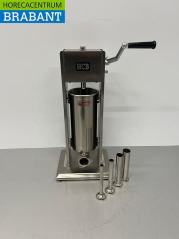 RVS Verticale vulbus stopbus worstvuller 5 liter Horeca, Ophalen of Verzenden, Nieuw in verpakking