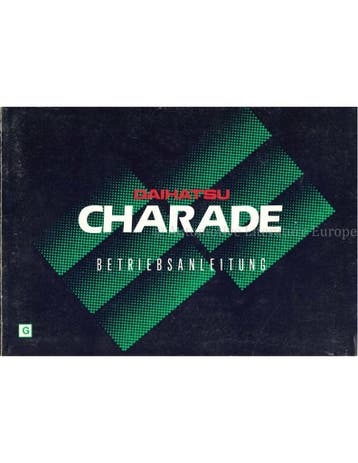 1995 DAIHATSU CHARADE INSTRUCTIEBOEKJE DUITS, Auto diversen, Handleidingen en Instructieboekjes