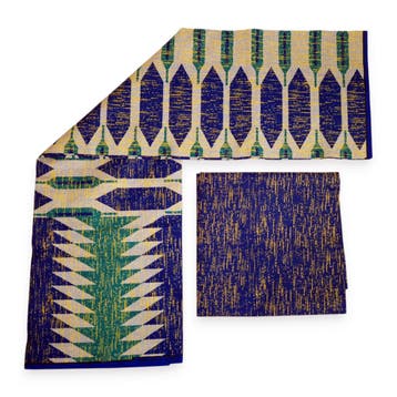 Afrikaanse stof - Two-Tone print Polycotton - 6 yard Combina, Hobby en Vrije tijd, Ophalen of Verzenden, Nieuw