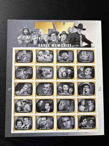 Postzegels - Early TV memories - USPS/Amerika (2009), Postzegels en Munten, Ophalen of Verzenden, Postfris, Noord-Amerika