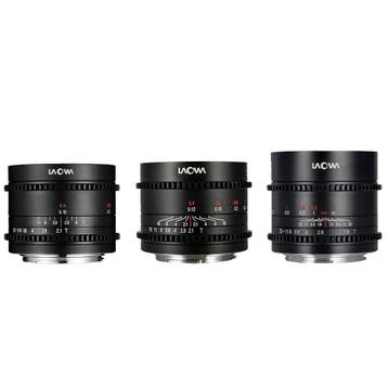Laowa MFT Cine Prime 3-Lens Bundel (7.5mm / 10mm / 17mm), Ophalen of Verzenden, Nieuw