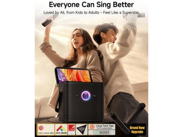 Ikarao Shell S3 - Karaoke set - 2 Draadloze Microfoons - 80W, Verzenden, Zo goed als nieuw