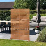 Scheidingswand Nodepp privacyscherm 180x120x40 cm patina cas, Tuin en Terras, Verzenden, Nieuw