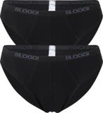 sloggi men Basic Heren Mini slip - L - 2pack - Zwart, Verzenden