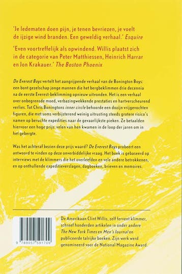 De Everest boys 9789057591709 C. Willis, Boeken, Verzenden, Zo goed als nieuw, C. Willis