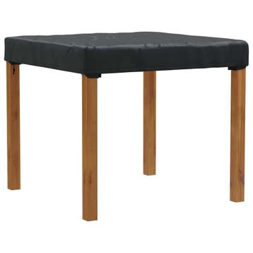 vidaXL Tafel Dek Effen Zwart 92 x 92 x 15 cm Stof, Verzenden, Nieuw