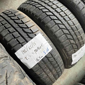2 x Toyo Proxes 185-65-15 Winterbanden 6,5mm, Auto-onderdelen, Gebruikt, 15 inch, Band(en), Personenwagen