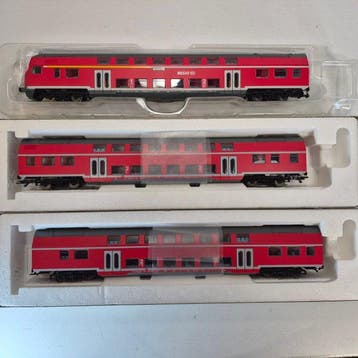 Piko H0 - 57621/53110 - Modeltrein personenwagen (3) - 3x, Nieuw