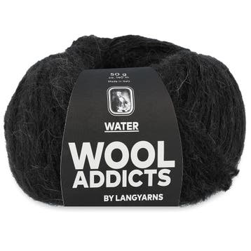 WoolAddicts Water - 70 antraciet - Alpacawol Garen, Hobby en Vrije tijd, Breien en Haken, Ophalen of Verzenden, Nieuw