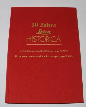 Leica Historica - 30 Jahre Leica Historica - Screw mount