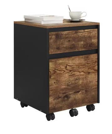 Mobiele Bureaukast met 2 Lades – 40x56x40 cm, Verzenden, Nieuw in verpakking