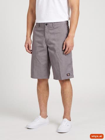 Dickies Korte broeken Heren maat WW29 / L41 Grijs Vintage, Ophalen of Verzenden, Nieuw