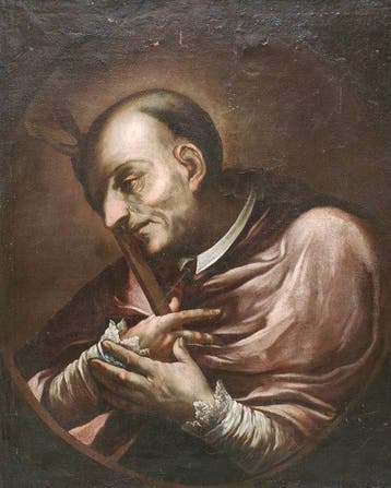 Italiaanse school (XVII) - San Carlo Borromeo, Antiek en Kunst