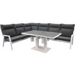 Pacific hoek dining loungeset 5 delig aluminium verstelbaar, Ophalen of Verzenden, Nieuw, Aluminium