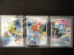 Pokémon - 3 Card 040,041,042 Full art, Promo card, Foil -, Nieuw