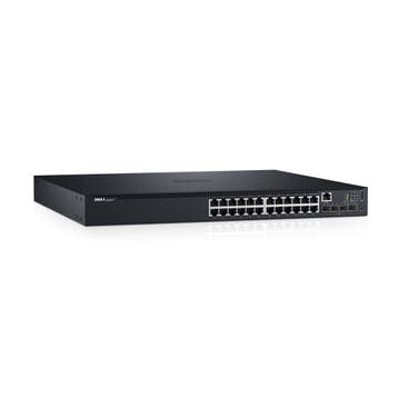 2dekans | DELL Netwerk Switch - 128 Gbit/s - 24 Poorten - 1U, Computers en Software, Netwerk switches, Ophalen of Verzenden, Zo goed als nieuw