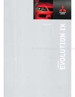 2005 MITSUBISHI LANCER EVOLUTION IX BROCHURE DUITS, Nieuw, Mitsubishi, Author