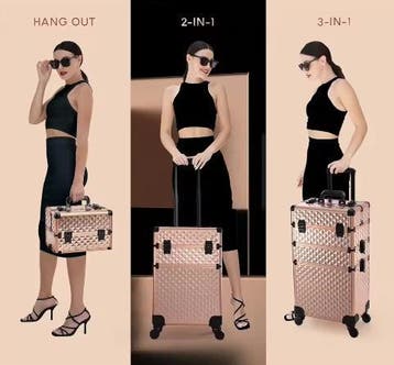 Professionele Make-uptrolley 3-in-1 op Wielen, Verzenden, Nieuw
