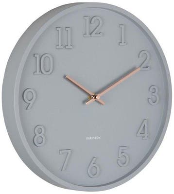 Karlsson Wandklok Calma Donkergrijs 30cm — Zeer goed, Nieuw