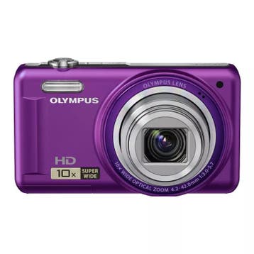 Olympus VR-310 Digitale Compact Camera - Paars, Verzenden, Zo goed als nieuw