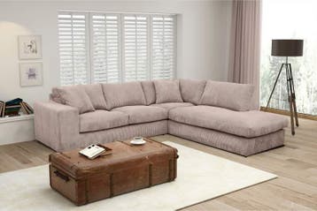 Hoekbank Lelystad - hoekbanken - Creme, Nieuw, 150 cm of meer, Stof, 200 tot 250 cm