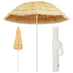 vidaXL Strandparasol Hawaï stijl 240 cm naturel, Verzenden, Nieuw, 2 tot 3 meter, Strandparasol