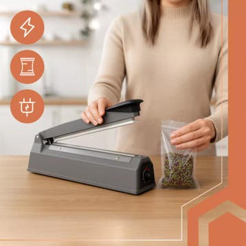 Ruhhy foliesealer 300 mm – handmatig, 255 W, instelbare t., Doe-het-zelf en Verbouw, Ophalen of Verzenden, Nieuw