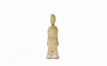 Oud Chinees, Tang-dynastie Terracotta Een zeldzame, licht