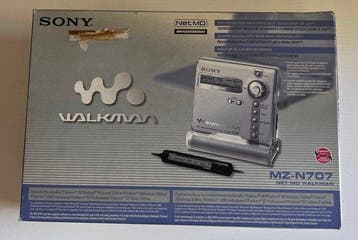 Sony - MZ-N707 Draagbare minidisc-speler, Nieuw