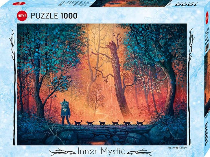 Inner Mystic - Woodland March Puzzel (1000 stukjes) | Heye -, Hobby en Vrije tijd, Denksport en Puzzels, Nieuw, Verzenden
