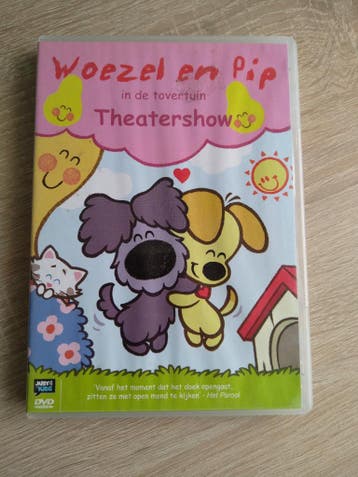 DVD - Woezel en Pip - In De Tovertuin - Theatershow, Cd's en Dvd's, Dvd's | Kinderen en Jeugd, Gebruikt, Verzenden, Alle leeftijden