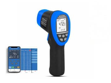 Infrarood thermometer -50 +800°C BLUETOOTH/APP *OPHEFFING*, Doe-het-zelf en Verbouw, Meetapparatuur, Ophalen of Verzenden, Nieuw