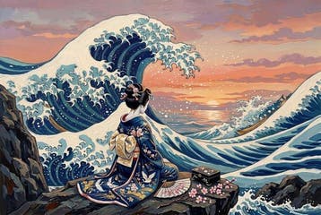 MEDSAN - The Geisha and the Kanagawa Wave () - UNIQUE