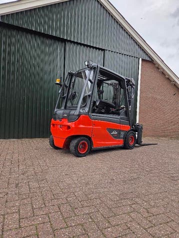 Linde E30L-01 Elektrische Heftruck BJ2017 Triplex, Spreider!, Linde, Heftruck, Ophalen of Verzenden, Elektrisch