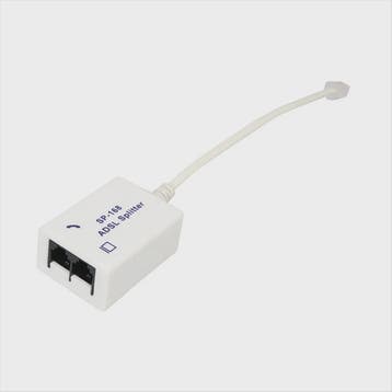 2x DSL ADSL Filter Splitter RJ11 Telefoon Modem Adapter, Verzenden, Nieuw