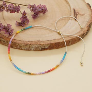 Zomerse Miyuki Kralen Armband - Turquoise & Blauw - Boho & E, Verzenden, Nieuw