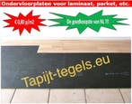 Ondervloer voor Laminaat, Vloerbedekking, Parket, Vinyl, etc, Gebruikt